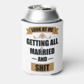 Bridesmaid Shirt Drink Bachelorette Party Weddensc Blikjeskoeler (Blikje Achterkant)