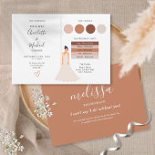 Bridesmaid Signature Script Wedding Info Kaart