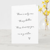 Bridesmaid Sister Voorstel Gevolgde Kaart (Gele Bloem)