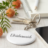 Bridesmaid Sleutelhanger (Zijkant)