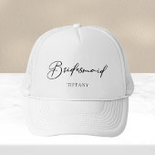 Bridesmaid Specialized Chic Minimalist Weddenschap Trucker Pet