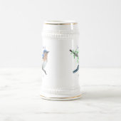 Bridesmaid Stein Wedding Bluebird Bierpul (Center)