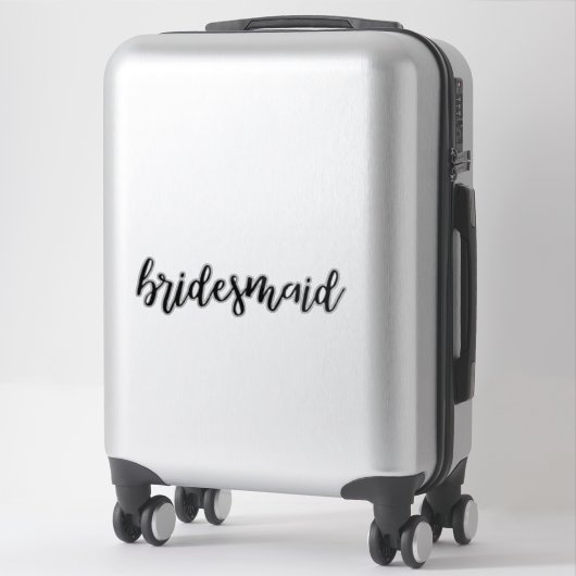 Bridesmaid Sticker (Koffer)