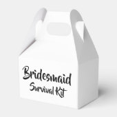 Bridesmaid Survival Kit Box Bedankdoosjes (Voorkant Zijde)