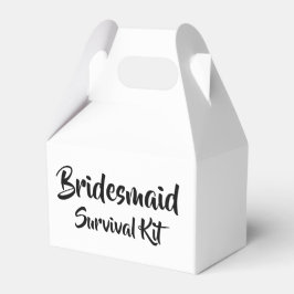 Bridesmaid Survival Kit Box Bedankdoosjes