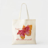 Bridesmaid | Tas begroting Floral-Hawaii (Voorkant)