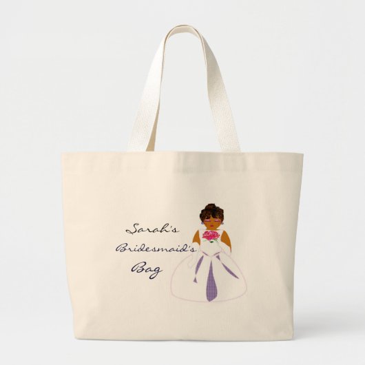 "Bridesmaid"-tas - Grote Tote Bag (Voorkant)