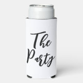 Bridesmaid the Party Bachelorette Weekend Hen Trip Seltzer Blikjeskoeler (Seltzer Achterkant)