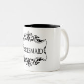 Bridesmaid Tweekleurige Koffiemok (Voorkant rechts)