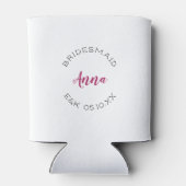 Bridesmaid Typografische Koelbox Blikjeskoeler (Achterkant)