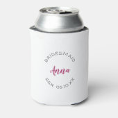 Bridesmaid Typografische Koelbox Blikjeskoeler (Blikje Achterkant)