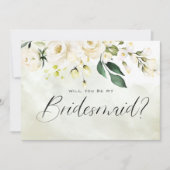 Bridesmaid van het Manuscript van de Waterverf van Kaart (Voorkant)