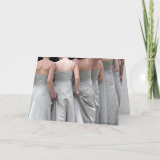 Bridesmaid van "kleine aanpassingen" Dank u wel ka Bedankkaart