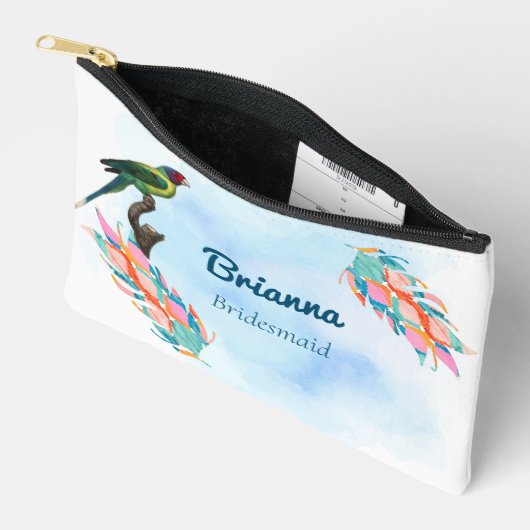 Bridesmaid Vintage Parakeet Etui (Open)