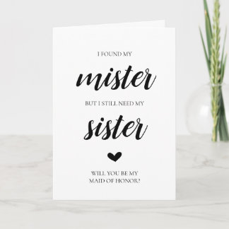 Bridesmaid-voorstel