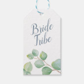 BRIDESMAID VOORSTEL Card, Greenery Eucalyptus Cadeaulabel (Voorkant)