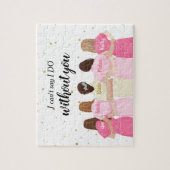 Bridesmaid Voorstel - Puzzle Legpuzzel (Verticaal)