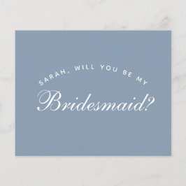 Bridesmaid-voorstel voor budgettaire robuuste blau