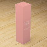 Bridesmaid-voorstel | Wijnmandje | Roze Wijn Geschenkdoos<br><div class="desc">Bridesmaid-cadeaudoos voor wijn voor je naaste en meest speciale vrienden.</div>