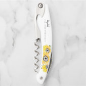 Bridesmaid-voorstel Zonnebloem - Aangepast  Kurkentrekker (Voorkant)