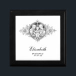 Bridesmaid Weddenschap van de Heilige Familie Cadeaudoosje<br><div class="desc">Met een mooi katholiek zwart-wit afbeelding van de verbijsterde Maagd Mary,  Sint-Joseph en Jezus,  de Heilige Familie. Alle tekst en doopvonten kunnen worden gewijzigd.</div>