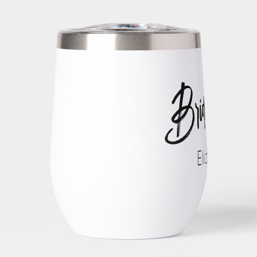 Bridesmaid Wedding Black White (Voorkant)