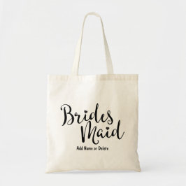 Bridesmaid Wedding Budget Canvas Canvas tas