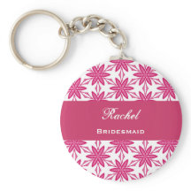 Bridesmaid Wedding Favor Pink Star Flowers V023