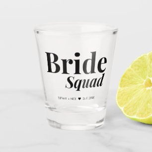 Bridesmaid Wedding Favor Shot Glas