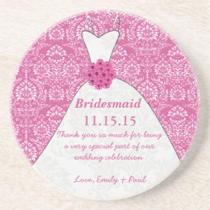 Bridesmaid Wedding Gown Onderzetters