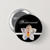 Bridesmaid Wedding ID Badge Ronde Button 5,7 Cm (Voorkant /achterkant)