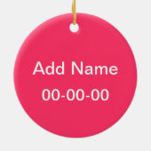 Bridesmaid Wedding Party Keramisch Ornament (Achterkant)