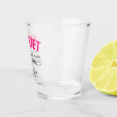 BRIDESMAID WEDDING PARTY SHOT GLASS GLAS (Rechts)