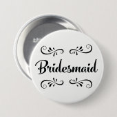 Bridesmaid Wedding Rehearsal Dinner Ronde Button 7,6 Cm (Voorkant /achterkant)