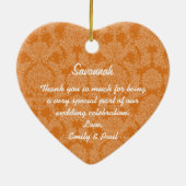 Bridesmaïde cadeautjes die je kiest voor kleuren keramisch ornament (Achterkant)