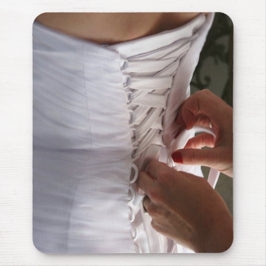 Bridesmaïde hand zonder bruidsjurk muismat (Voorkant)
