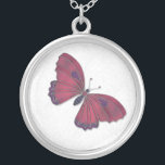 Bridesmaïde Ketting Butterfly Brocade red<br><div class="desc">Butterfly Brocade Bridesmaid Ketting in het Paars is een groot geschenk voor je bezoekers, vooral als je dit thema voor de bruiloft hebt gebruikt. Dit maakt deel uit van het Butterfly Brocade Collectie voor bruiloften in granaat diep rood. Er zullen nog vier andere spijkertinkleurpaden beschikbaar zijn, pauw, paars, koper en...</div>
