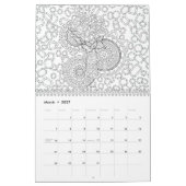 Bridesmaïde kleur van de bruiloft op persoonlijke  kalender (Mar 2027)