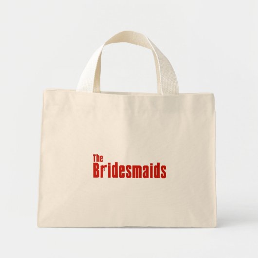 Bridesmaïden (Rode maffia) Mini Tote Bag (Voorkant)