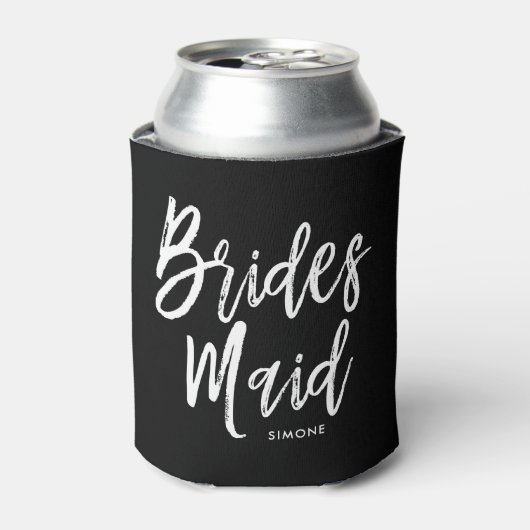 Bridesmaids | Aangepaste bruiloft in Script-stijl Blikjeskoeler (Blikje Voorkant)