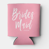 Bridesmaids | Aangepaste bruiloft in Script-stijl Blikjeskoeler (Voorkant)