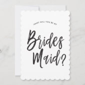 Bridesmaids Aanvraagstijl Aangepaste stijl Kaart (Voorkant)