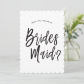 Bridesmaids Aanvraagstijl Aangepaste stijl Kaart (Staand voorkant)