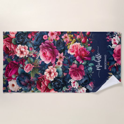 Bridesmaids cadeautjes cadeautjes voor bruidpartij strandlaken (Voorkant)