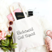 Bridesmaids | Girl Squad Large Canvas tas