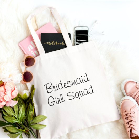 Bridesmaids | Girl Squad Large Canvas tas