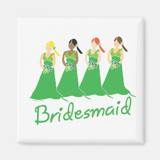 Bridesmaids in de Groene Weddenschap Magneet