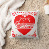 Bridesmaid's kussen. Gereserveerd voor de Bridesma Kussen (Deken)