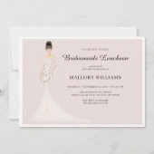 Bridesmaids Luncheon Mode Bride Uitnodiging (Voorkant)