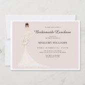 Bridesmaids Luncheon Mode Bride Uitnodiging (Voorkant)